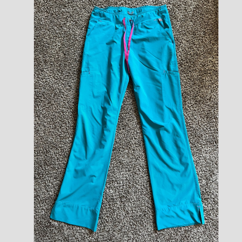 Size XSM Smitten Scrub Pants Color Teal